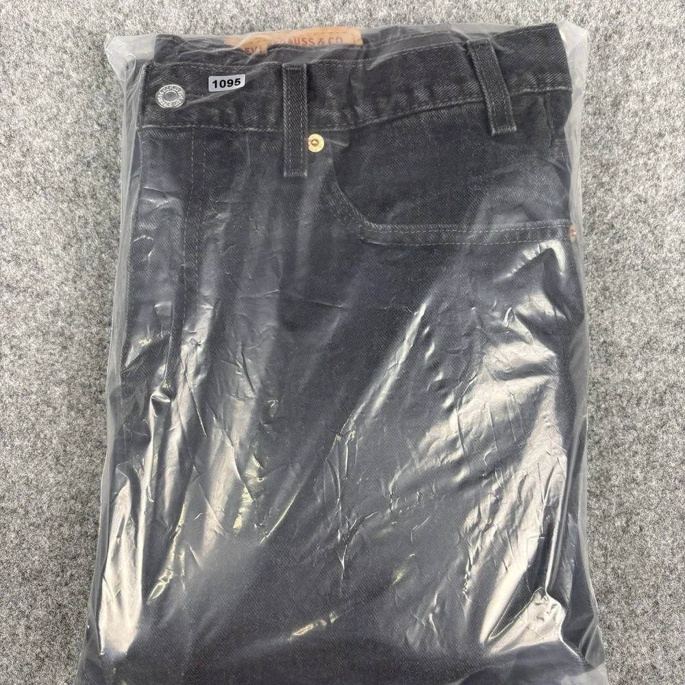 Vintage Levi's 550 Jeans Mens 36x32 Black Relaxed Fit‎ Denim Red Tab Skater Y2K